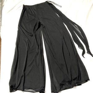 Dressbarn Collection Beautiful Layered Flowing Pants Sz S